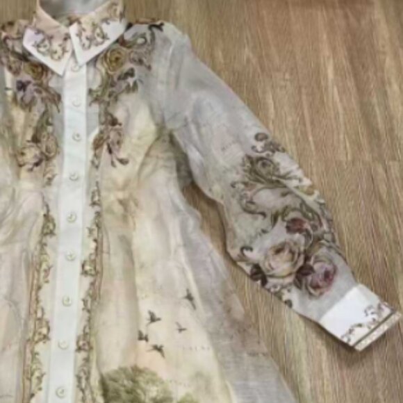 Zimmerman Cream Floral Blouse - Picture 4 of 4